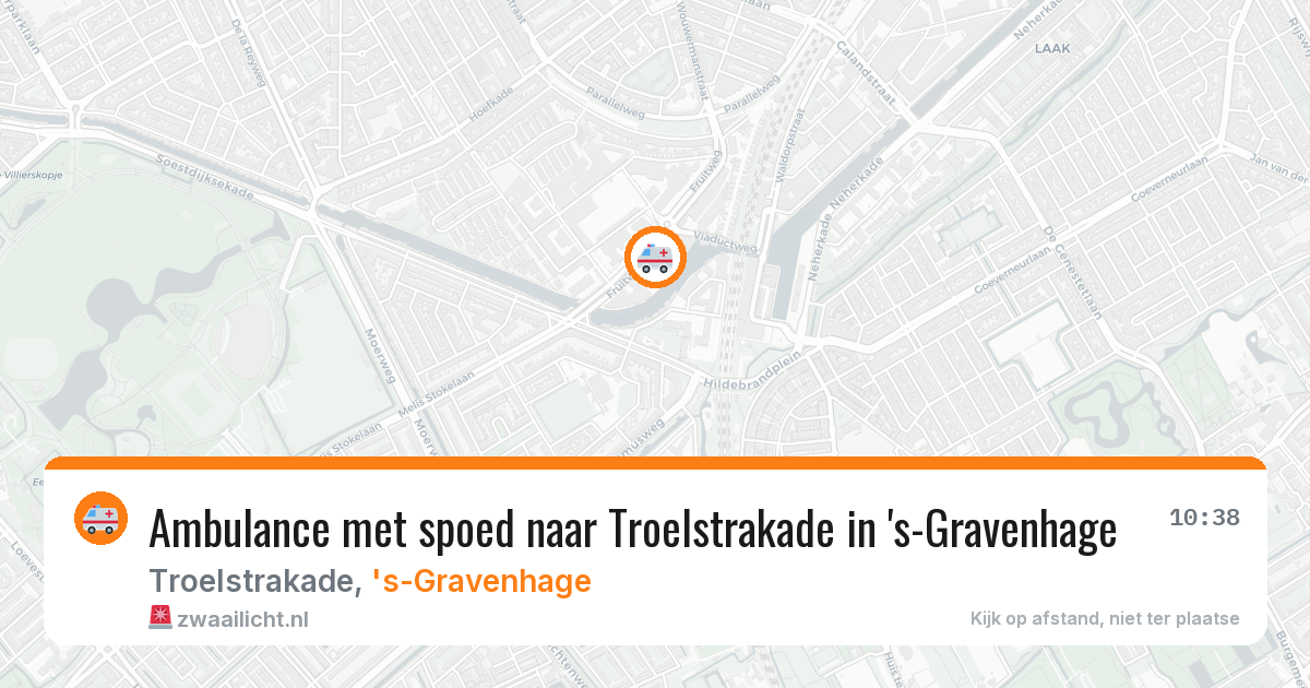 Ambulance met spoed naar Troelstrakade in 's-Gravenhage — 3 feb 2026