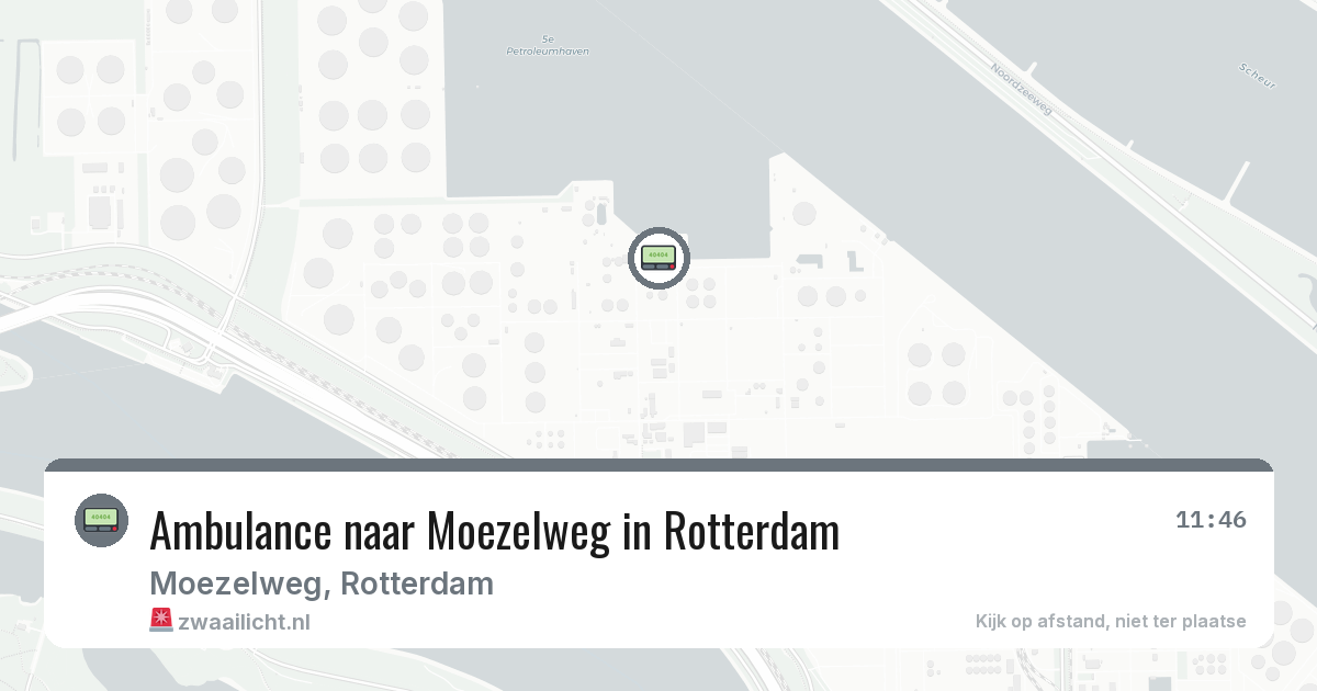 Ambulance naar Moezelweg in Rotterdam — 13 mei 2026
