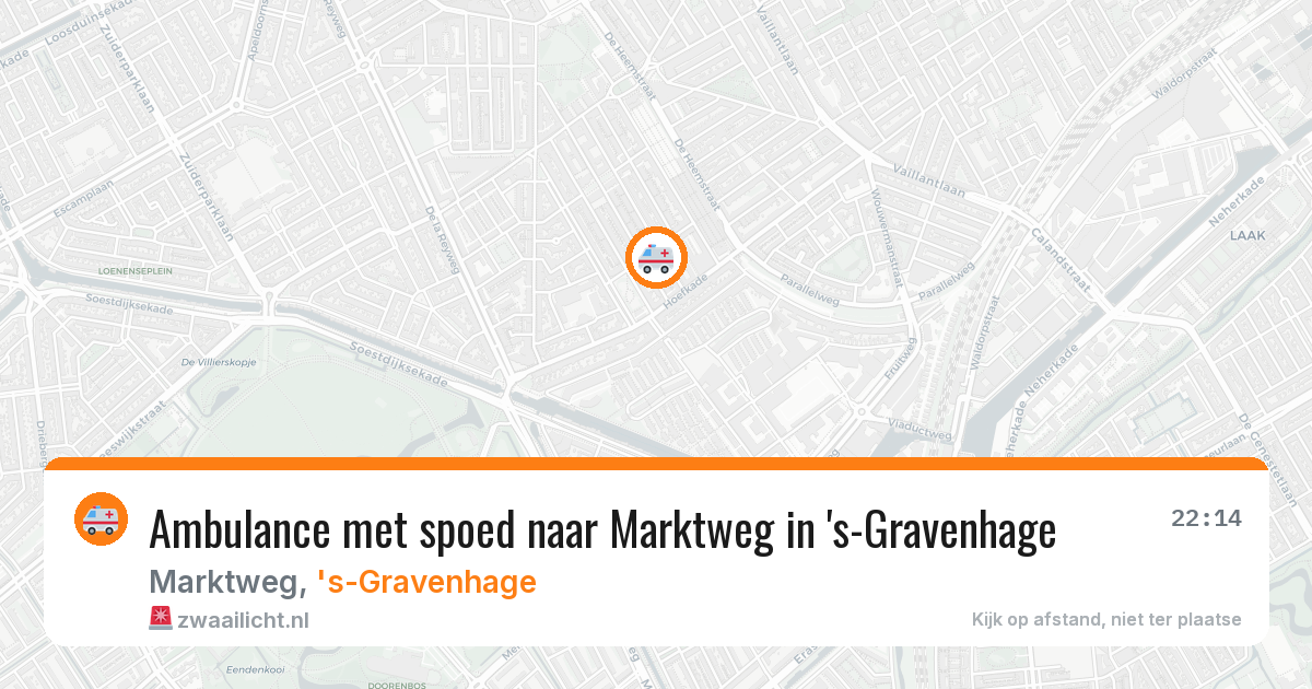 Ambulance met spoed naar Marktweg in 's-Gravenhage — 3 feb 2026