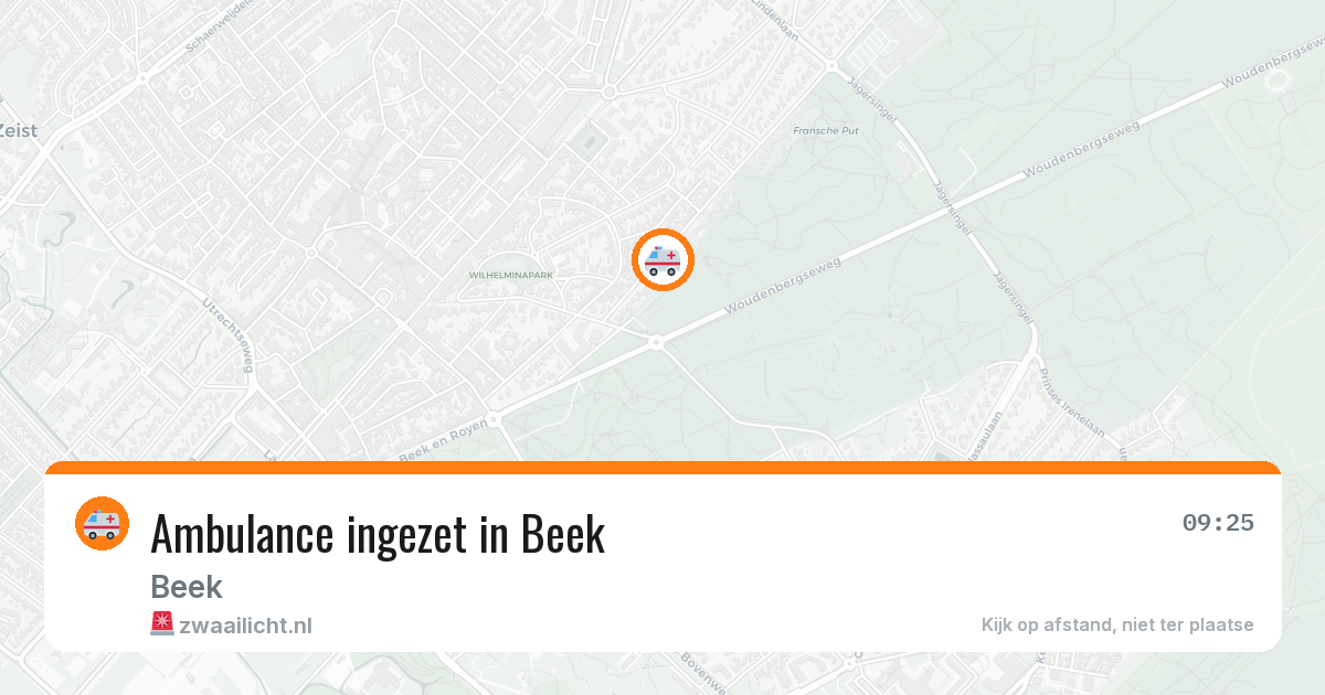 Ambulance ingezet in Beek — 6 apr 2026