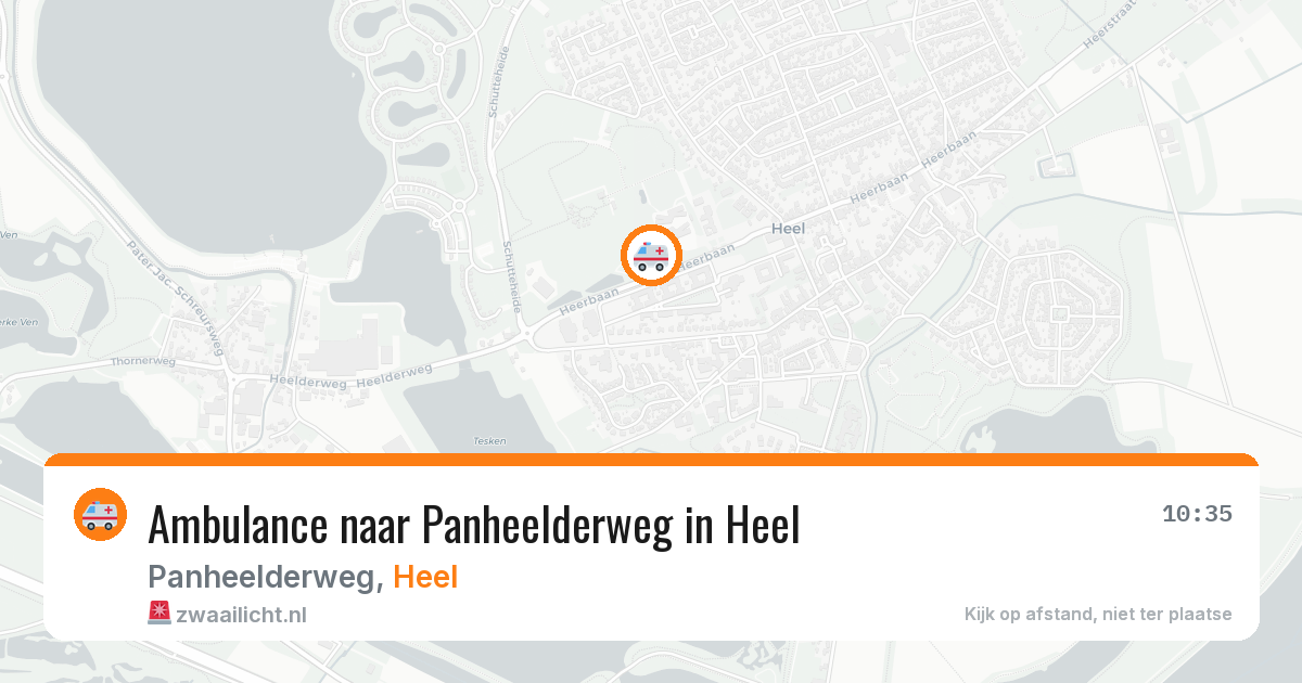 Ambulance naar Panheelderweg in Heel — 29 jan 2026