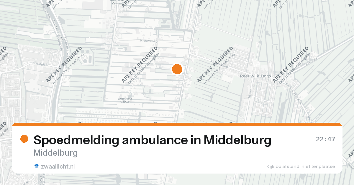 Spoedmelding ambulance in Middelburg — 31 jan 2026