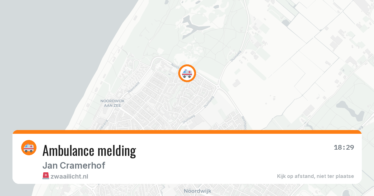 Ambulance melding — 5 jul 2026