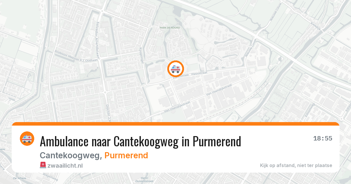 Ambulance naar Cantekoogweg in Purmerend — 31 jul 2026