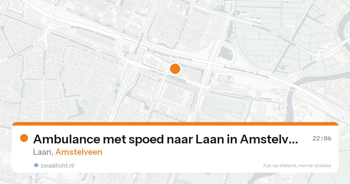 Ambulance met spoed naar Laan in Amstelveen — 30 jan 2026