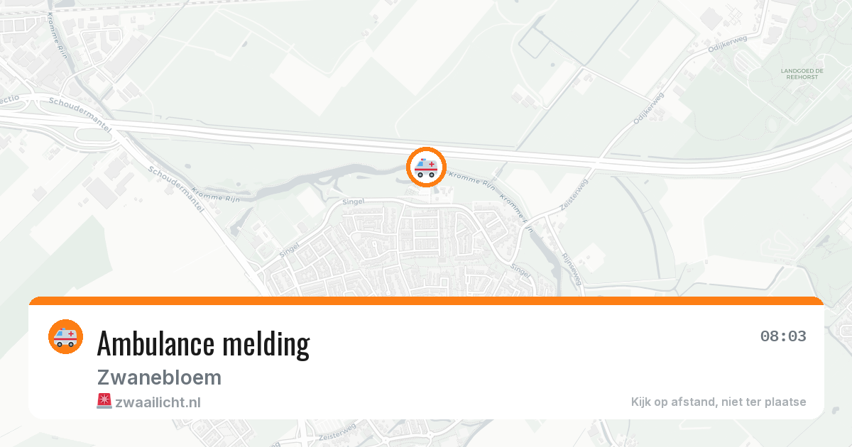 Ambulance melding — 13 mei 2026