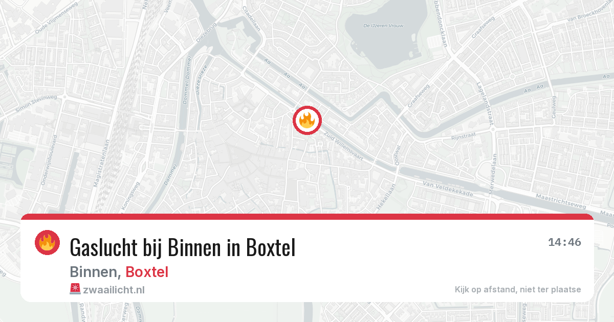 Gaslucht bij Binnen in Boxtel — 6 mei 2026