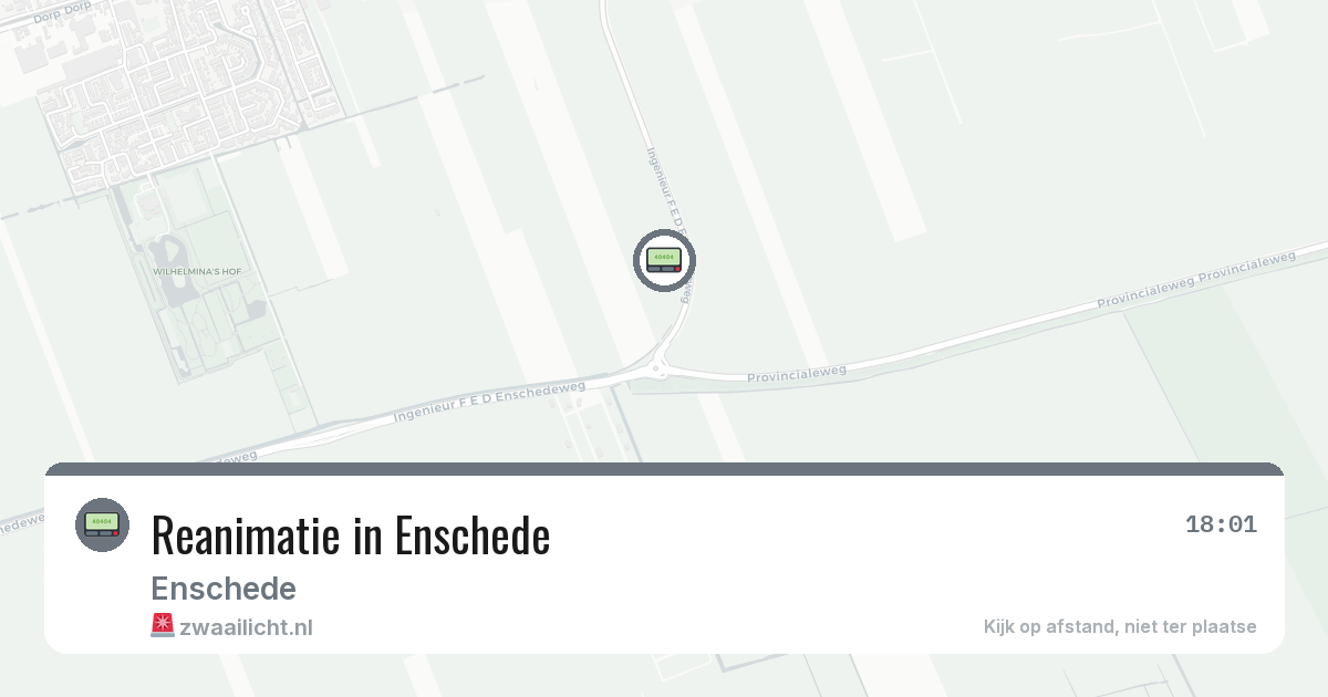 Reanimatie in Enschede — 7 feb 2026