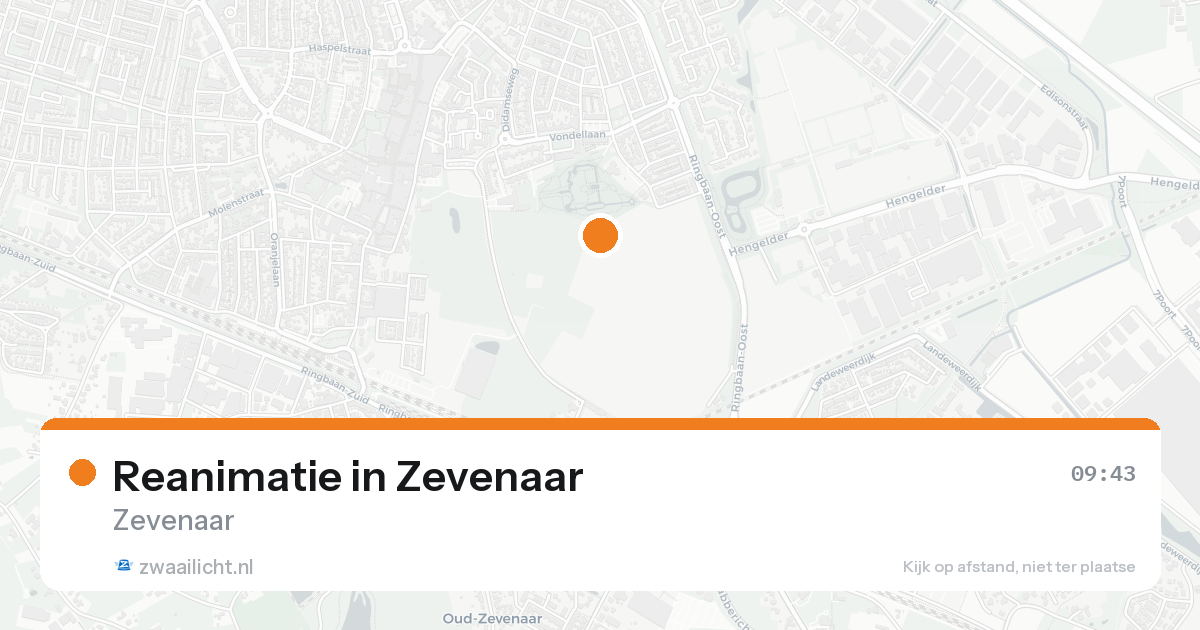 Reanimatie in Zevenaar — 18 aug 2026
