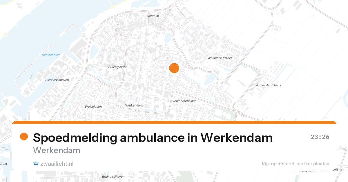 Spoedmelding ambulance in Werkendam — 31 jan 2026