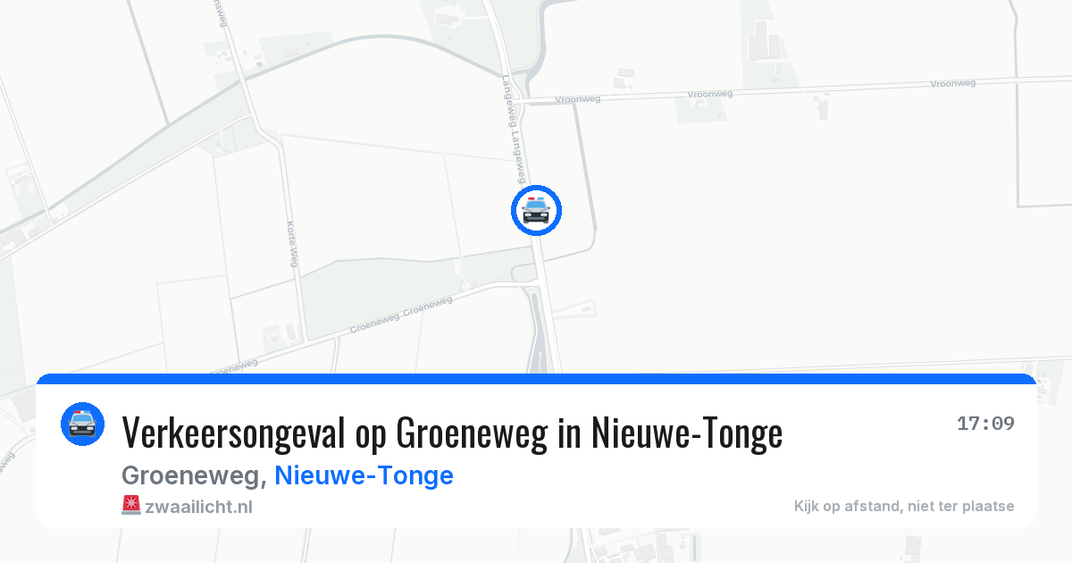 Verkeersongeval op Groeneweg in Nieuwe-Tonge — 24 jun 2026