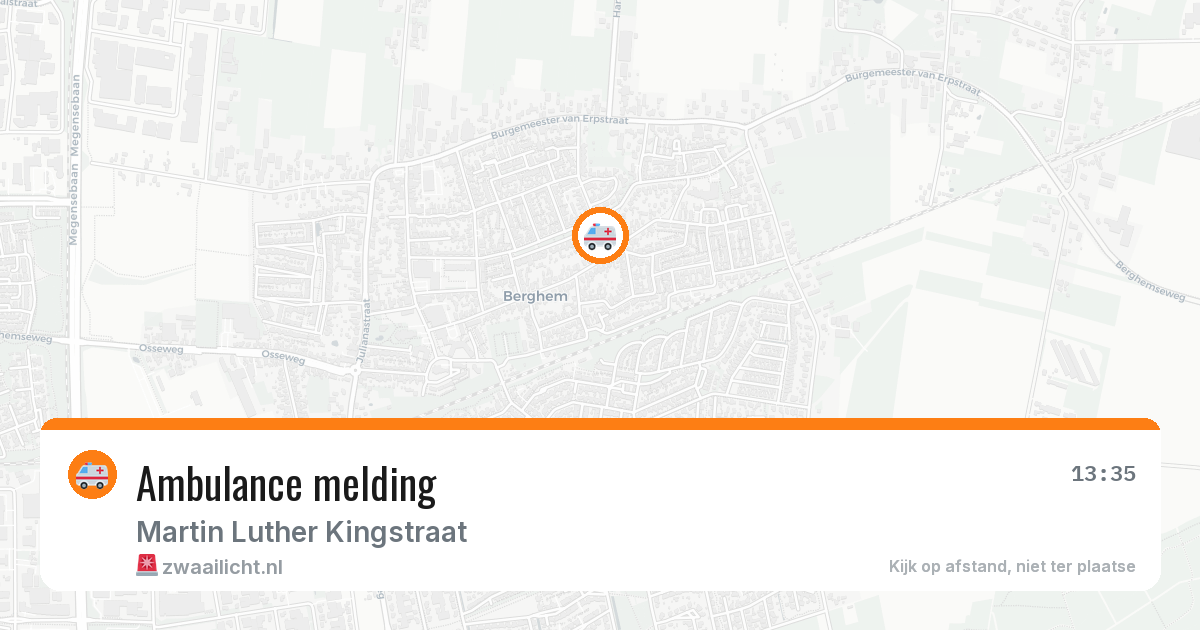 Ambulance melding — 8 aug 2026