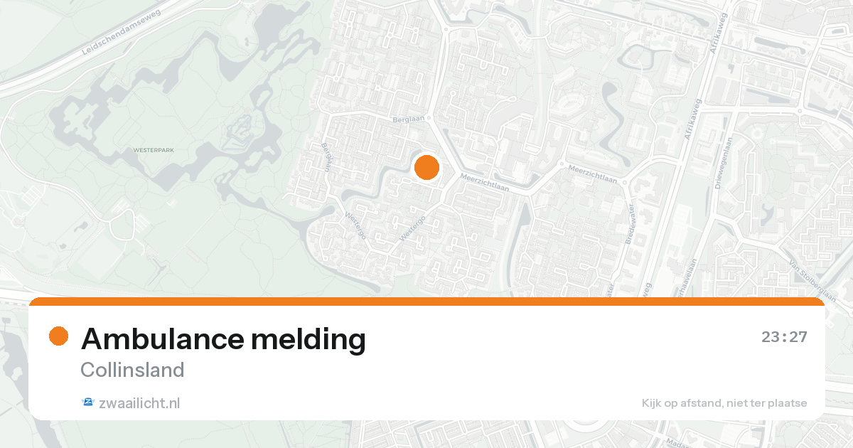 Ambulance melding — 30 jan 2026