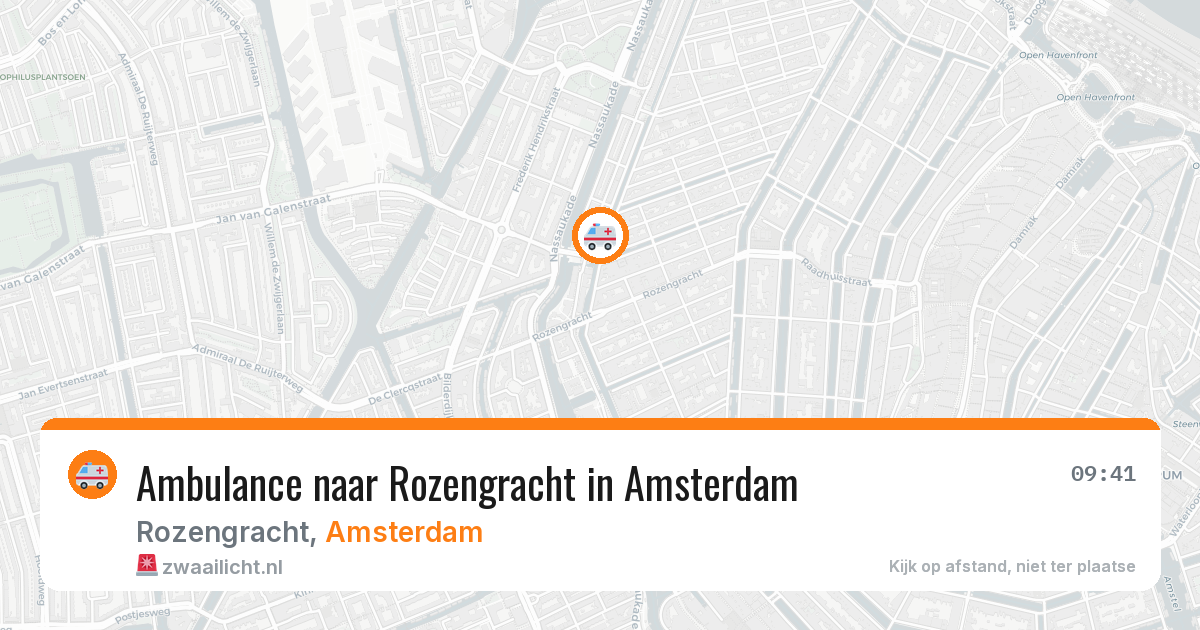 Ambulance naar Rozengracht in Amsterdam — 7 jun 2026
