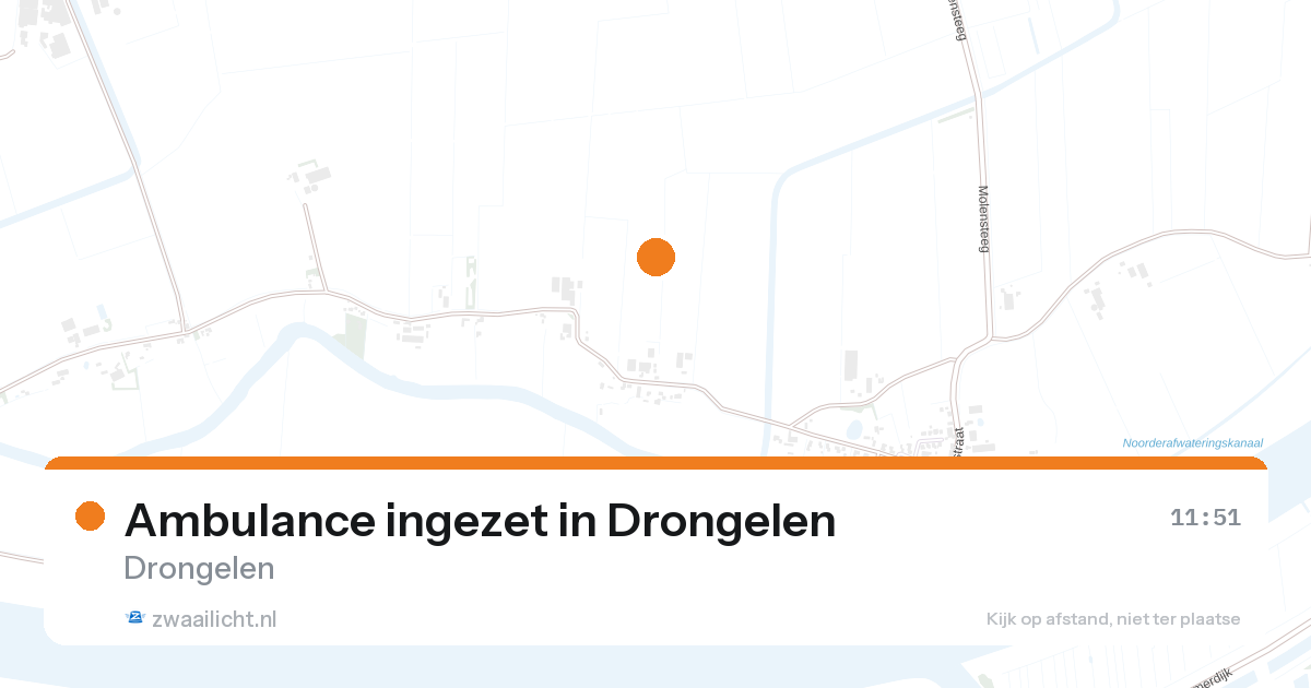 Ambulance ingezet in Drongelen — 20 aug 2026