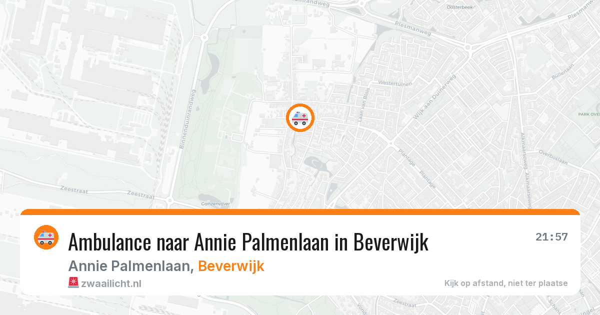 Ambulance naar Annie Palmenlaan in Beverwijk — 14 jul 2026