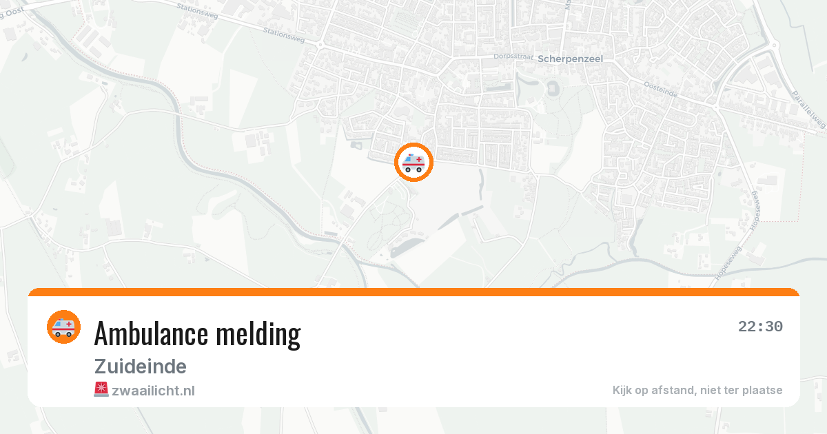 Ambulance melding — 20 jun 2026
