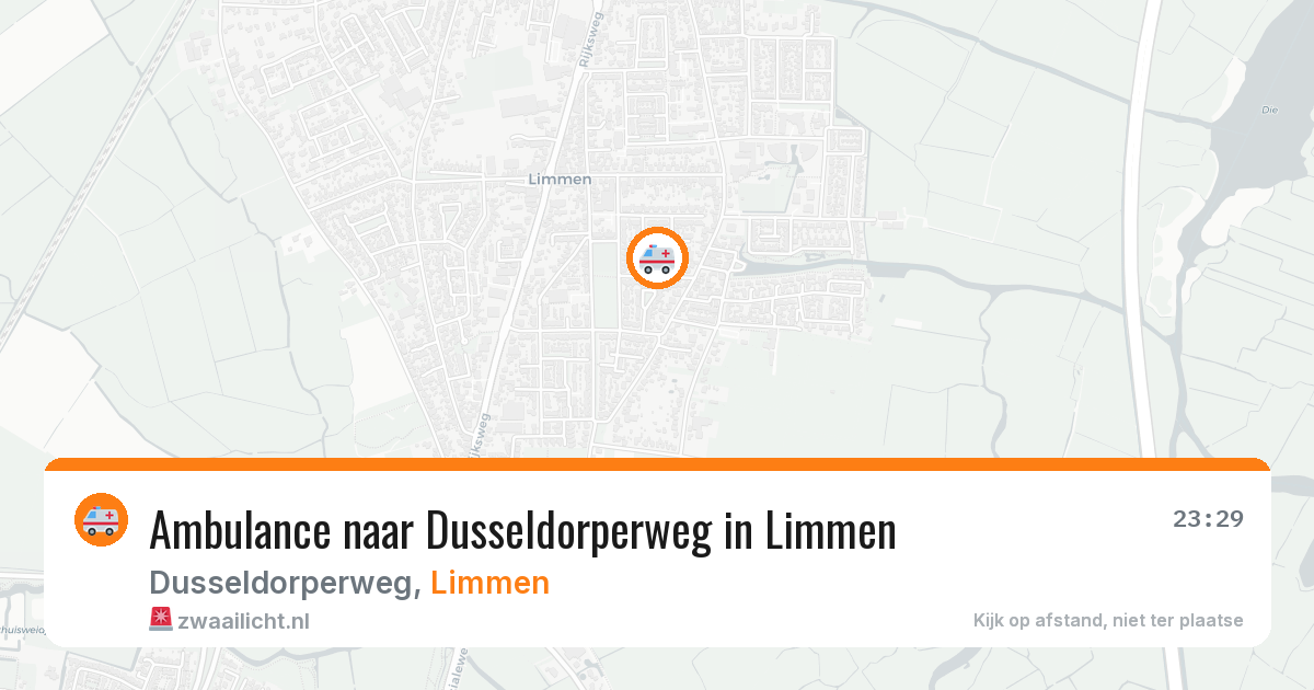 Ambulance naar Dusseldorperweg in Limmen — 15 apr 2026