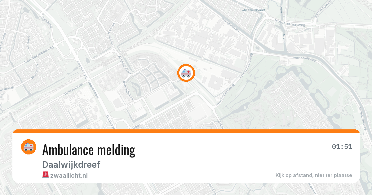 Ambulance melding — 17 jun 2026