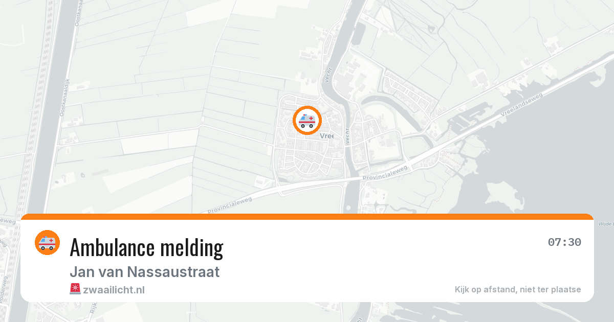 Ambulance melding — 31 mei 2026