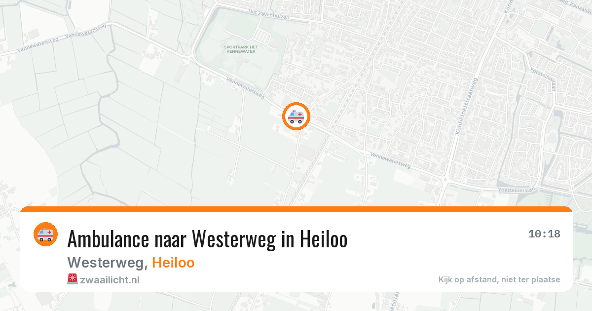 Ambulance naar Westerweg in Heiloo — 28 jul 2026