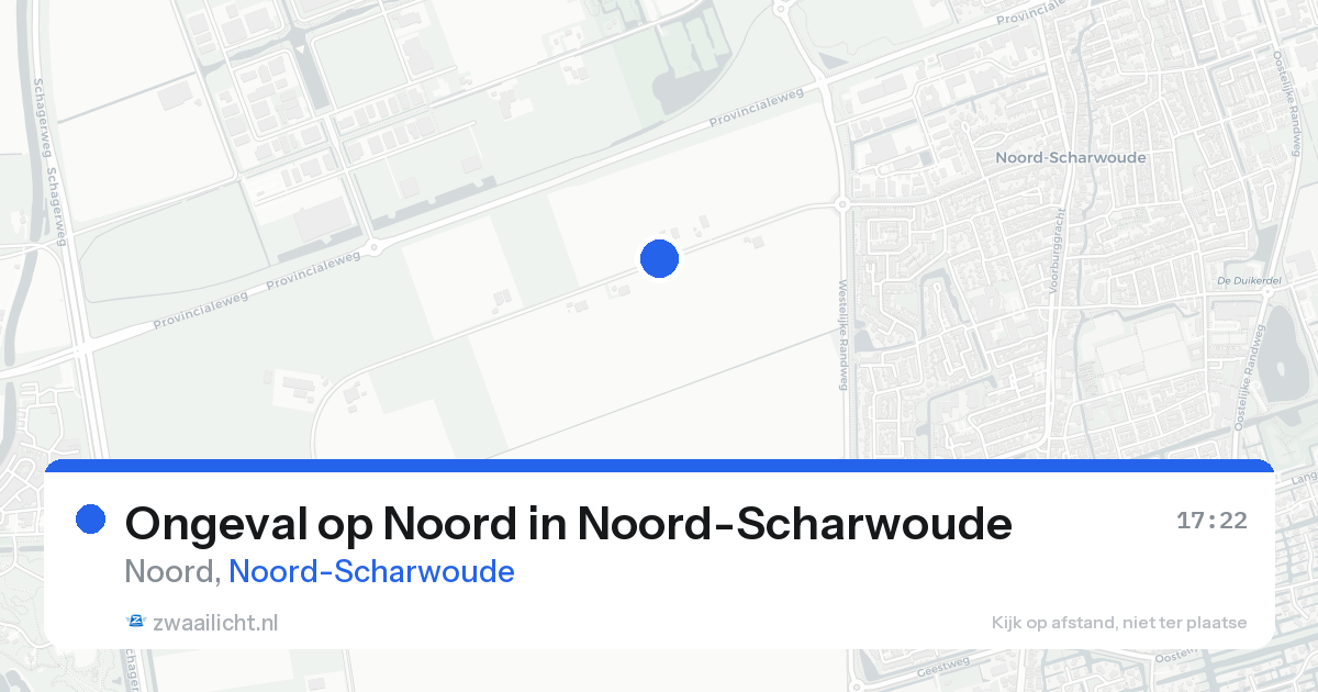 Ongeval op Noord in Noord-Scharwoude — 19 aug 2026