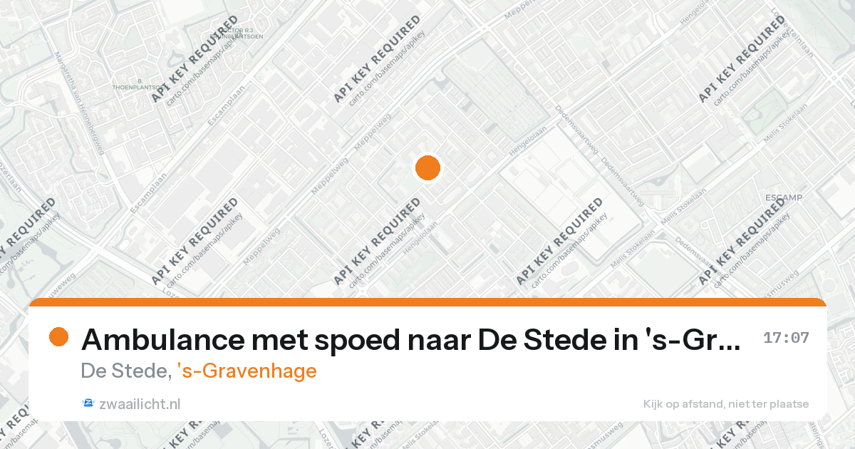 Ambulance met spoed naar De Stede in 's-Gravenhage — 26 aug 2026