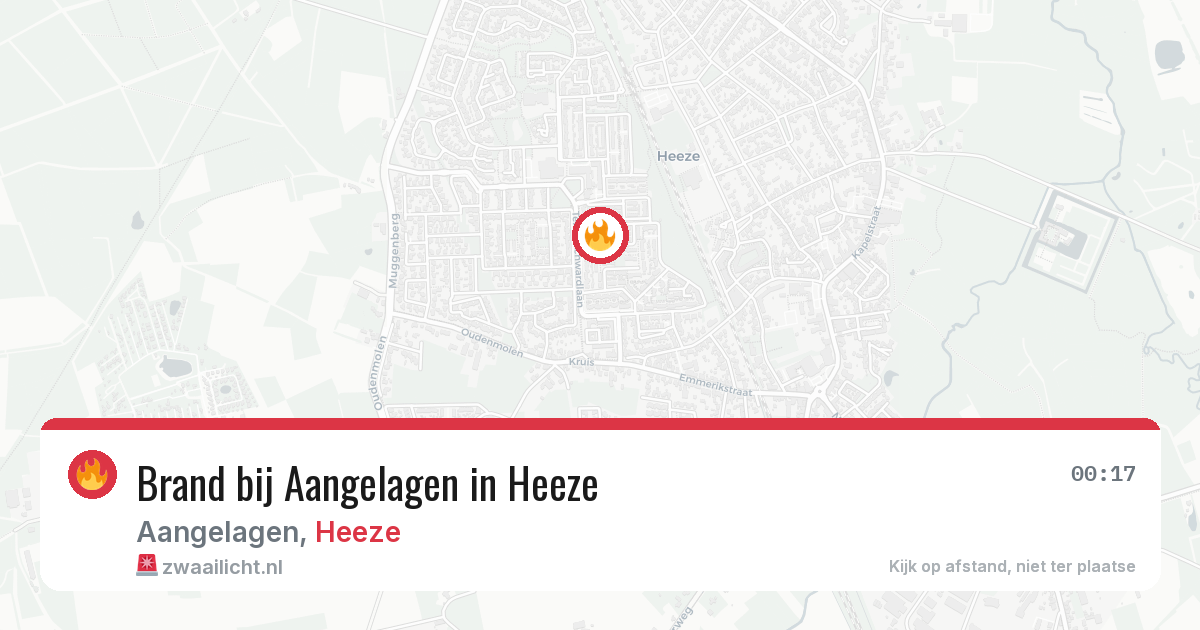 Brand bij Aangelagen in Heeze — 23 jun 2026