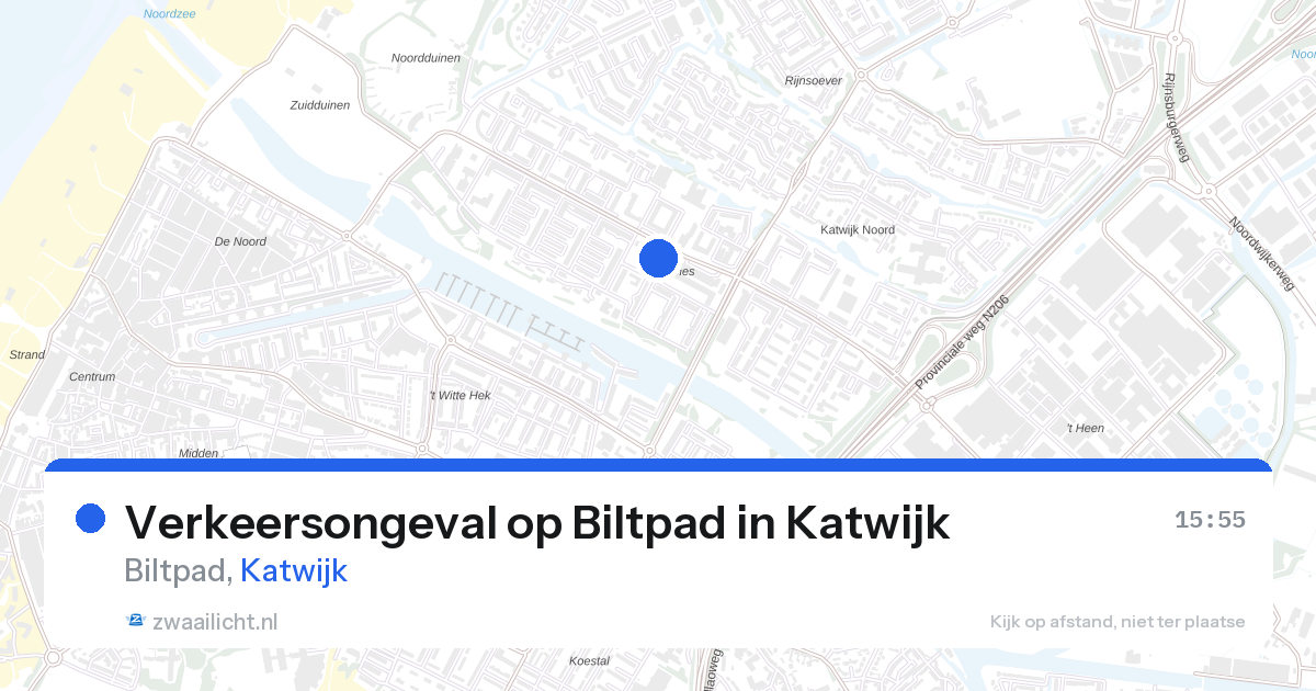 Verkeersongeval op Biltpad in Katwijk — 27 aug 2026