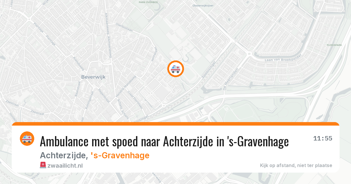 Ambulance met spoed naar Achterzijde in 's-Gravenhage — 12 feb 2026