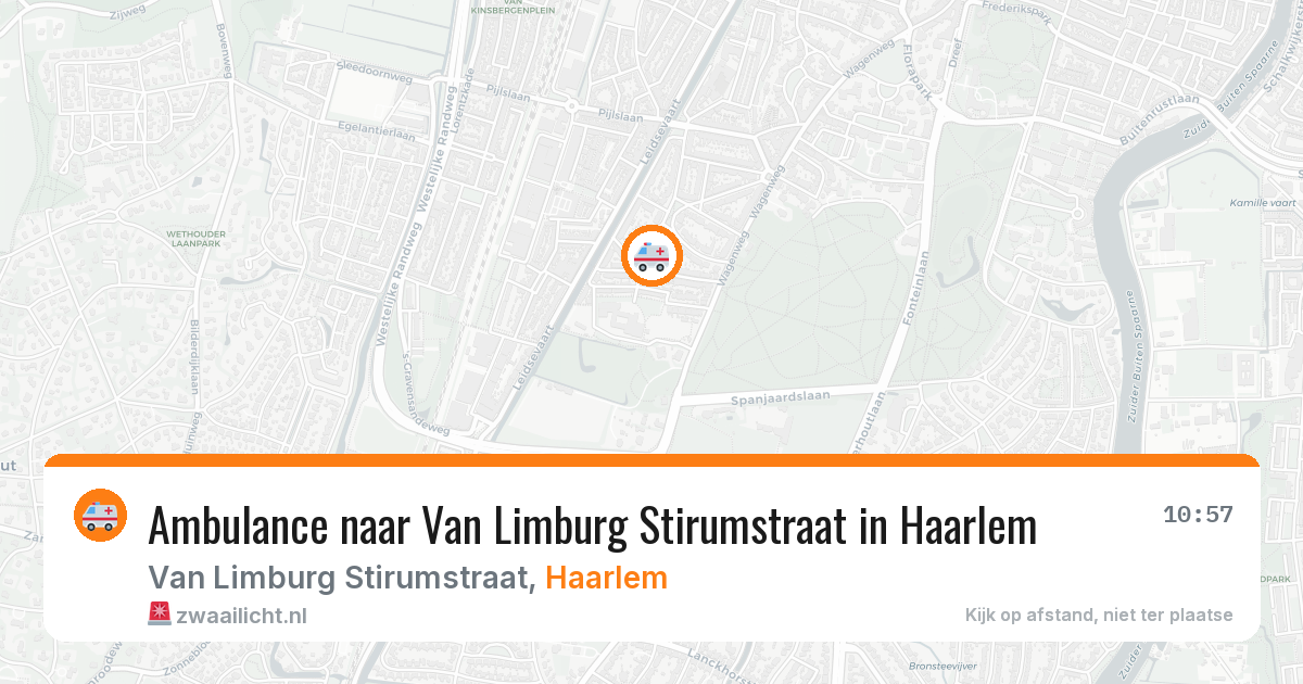 Ambulance naar Van Limburg Stirumstraat in Haarlem — 12 jun 2026