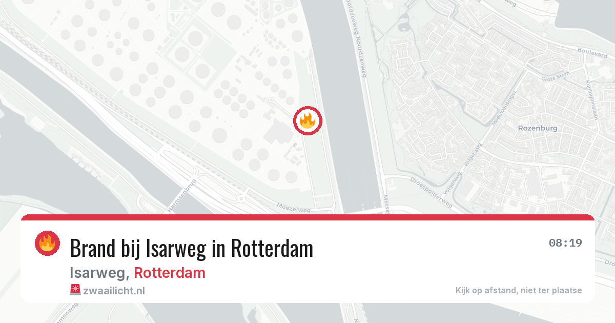 Brand bij Isarweg in Rotterdam — 29 jul 2026