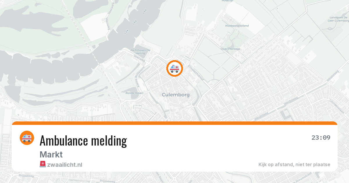 Ambulance melding — 27 mei 2026