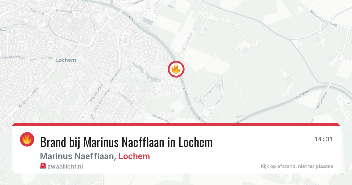 Brand bij Marinus Naefflaan in Lochem — 3 mei 2026