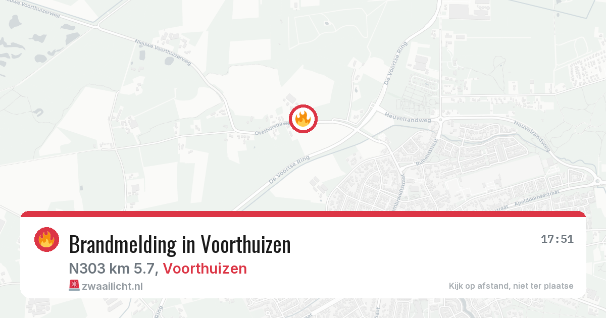 Brandmelding in Voorthuizen — 12 aug 2026