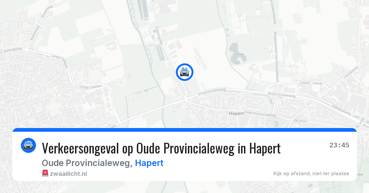 Verkeersongeval op Oude Provincialeweg in Hapert — 27 mrt 2026