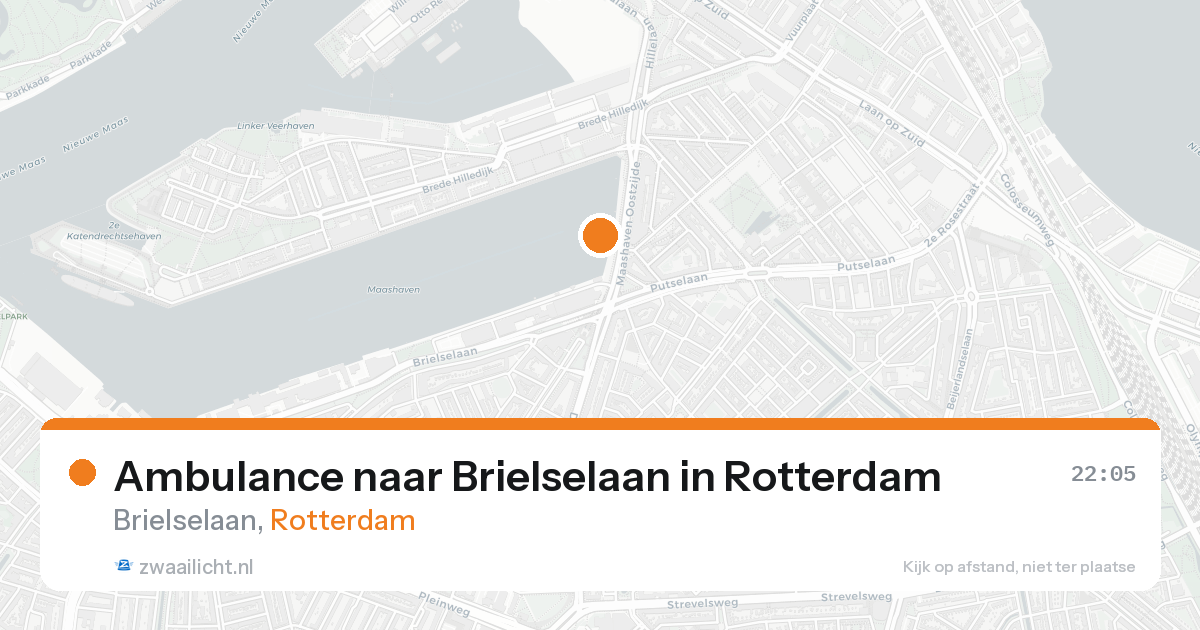 Ambulance naar Brielselaan in Rotterdam — 7 feb 2026