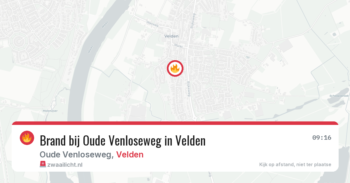 Brand bij Oude Venloseweg in Velden — 3 jun 2026