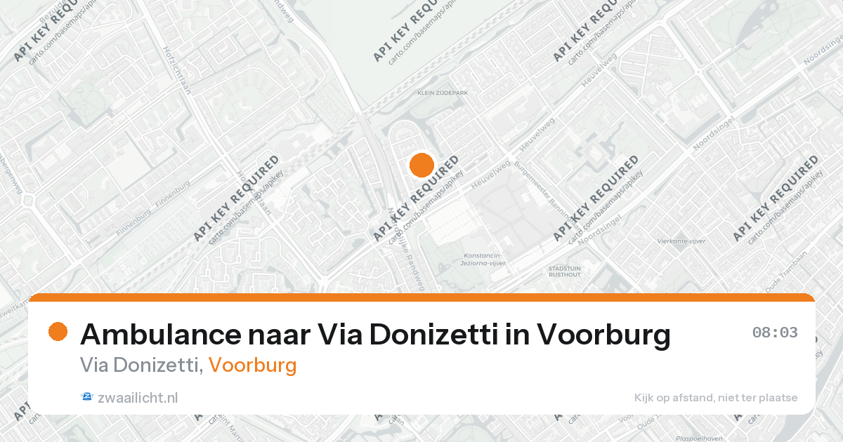 Ambulance naar Via Donizetti in Voorburg — 7 feb 2026