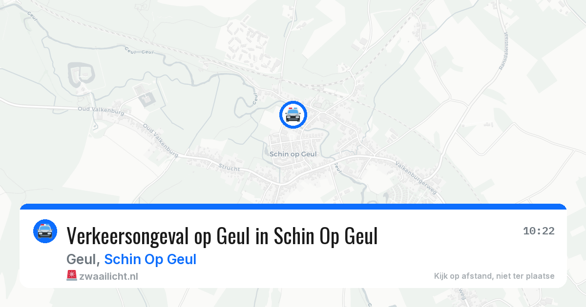 Verkeersongeval op Geul in Schin Op Geul — 13 jun 2026