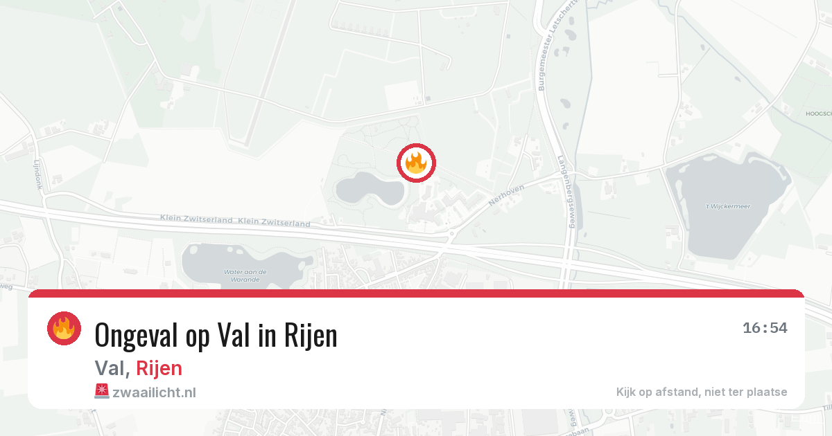 Ongeval op Val in Rijen — 26 jun 2026