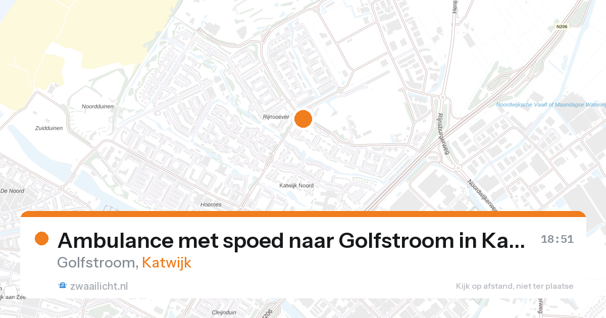 Ambulance met spoed naar Golfstroom in Katwijk — 9 apr 2026
