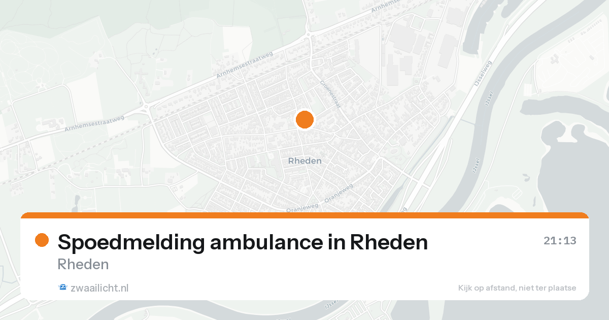 Spoedmelding ambulance in Rheden — 30 jan 2026