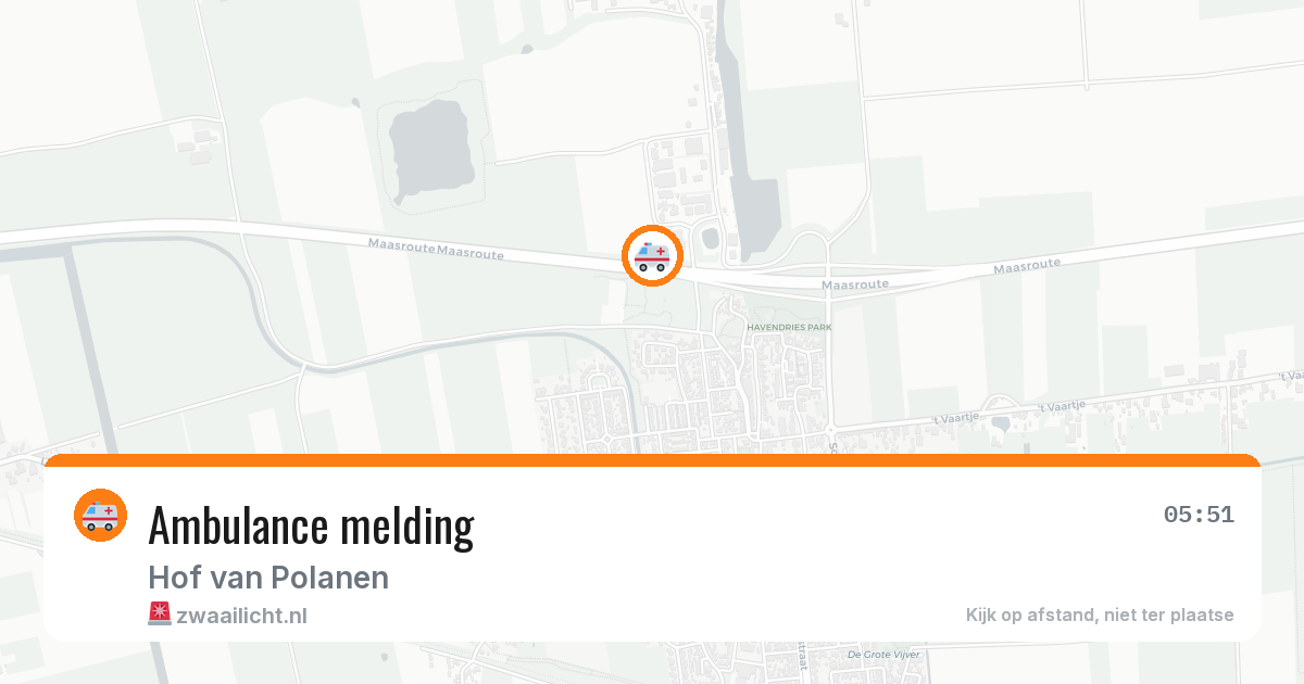 Ambulance melding — 27 jun 2026