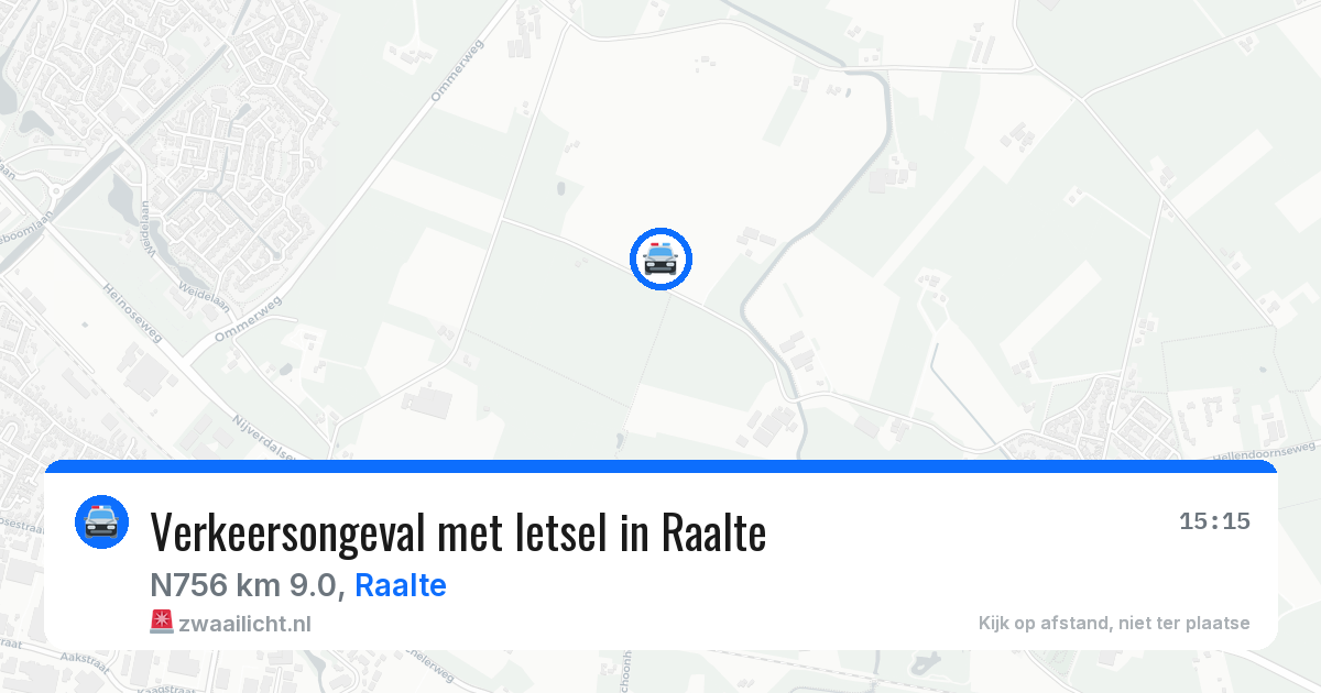Verkeersongeval met letsel in Raalte — 5 mei 2026