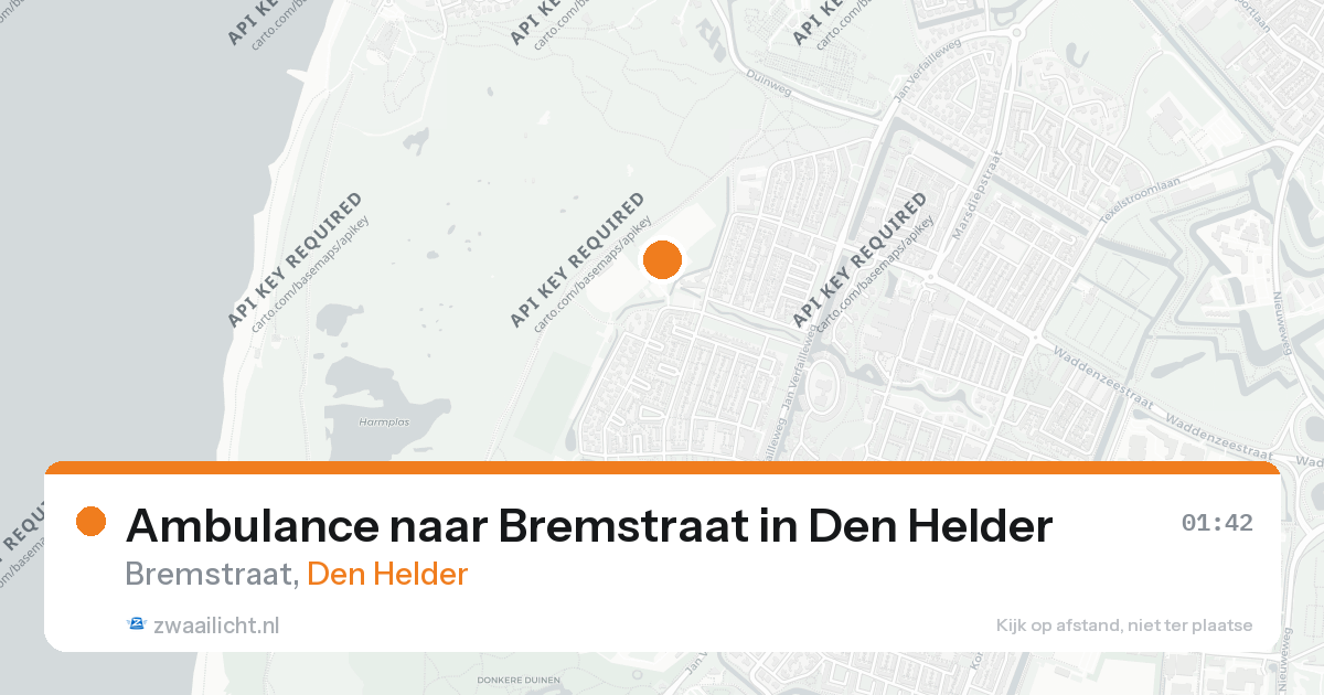 Ambulance naar Bremstraat in Den Helder — 6 jun 2026