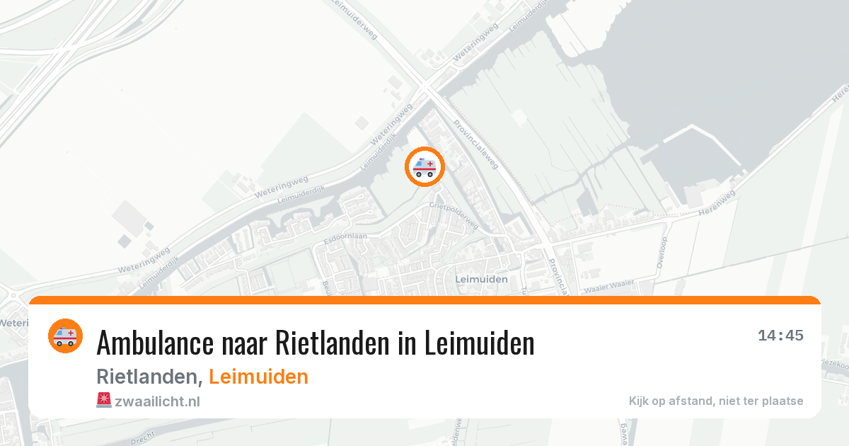 Ambulance naar Rietlanden in Leimuiden — 27 jun 2026