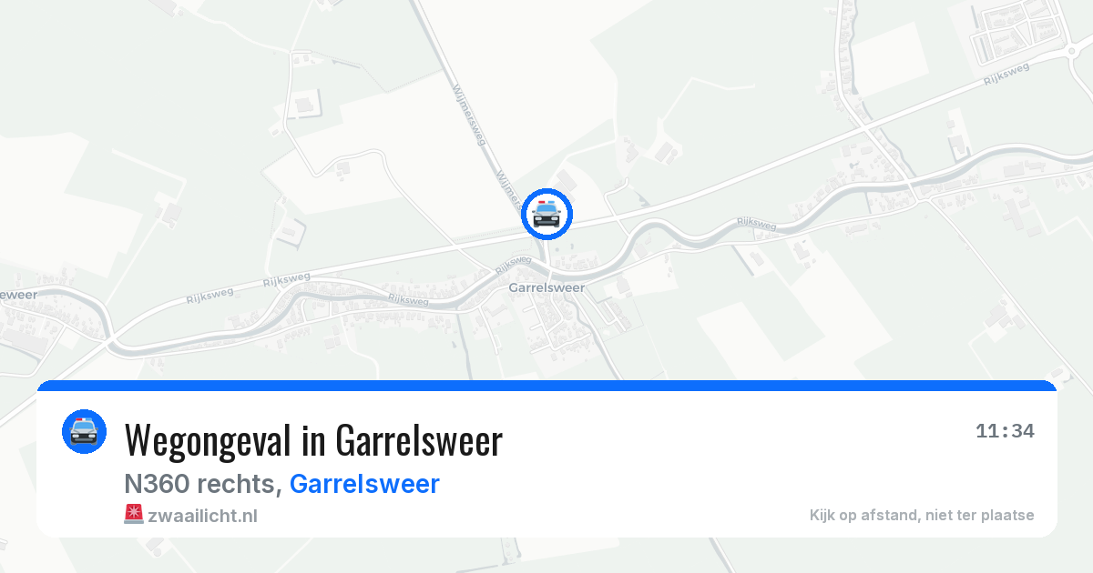 Wegongeval in Garrelsweer — 16 mei 2026