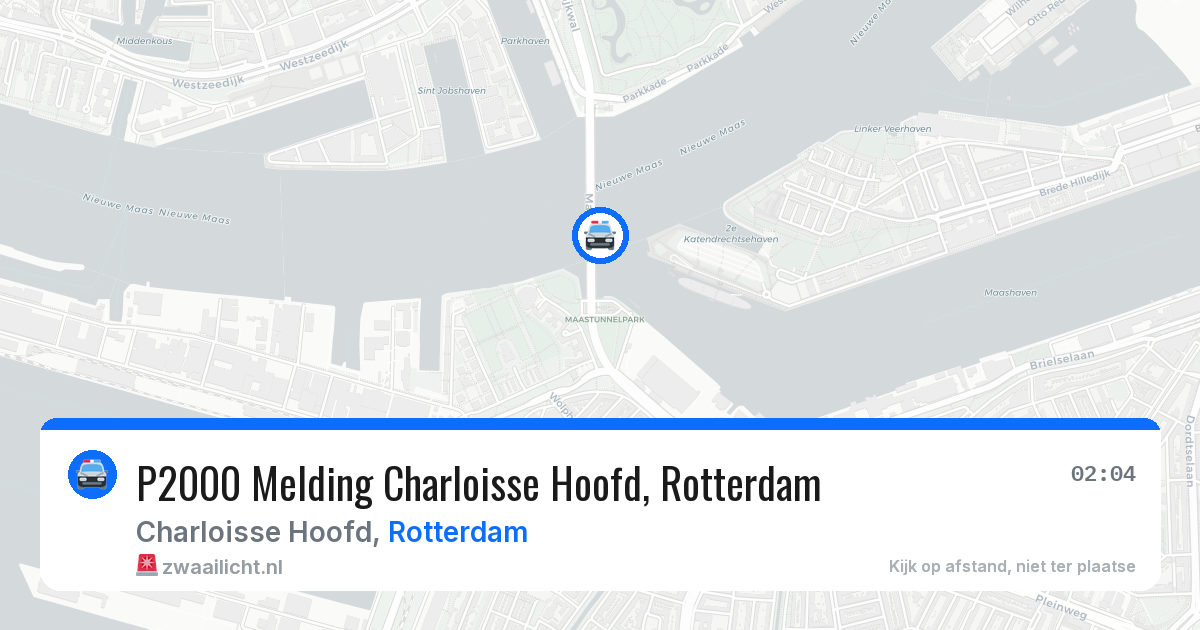 P2000 Melding Charloisse Hoofd, Rotterdam — 12 apr 2026