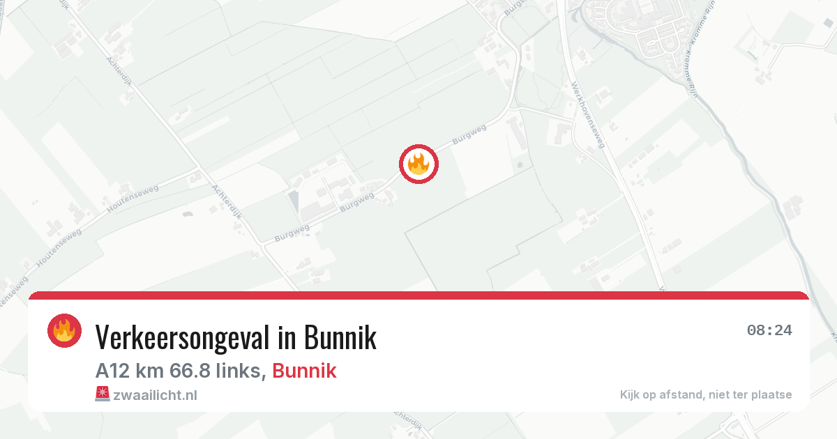 Verkeersongeval in Bunnik — 21 jul 2026